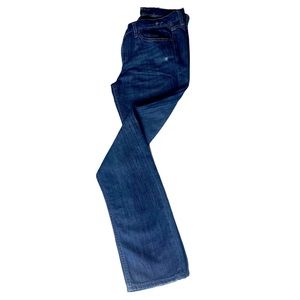 Banana Republic Straight Fit Distressed Jeans
